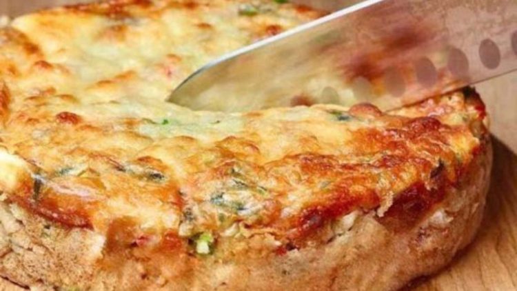 gâteau aux poivrons et au fromage