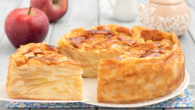 Gâteau aux pommes sans beurre sans huile