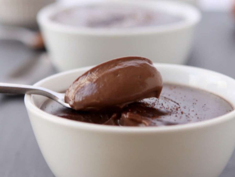 Mousse au chocolat sans sucre