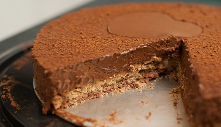 Royal est un gâteau tout chocolat