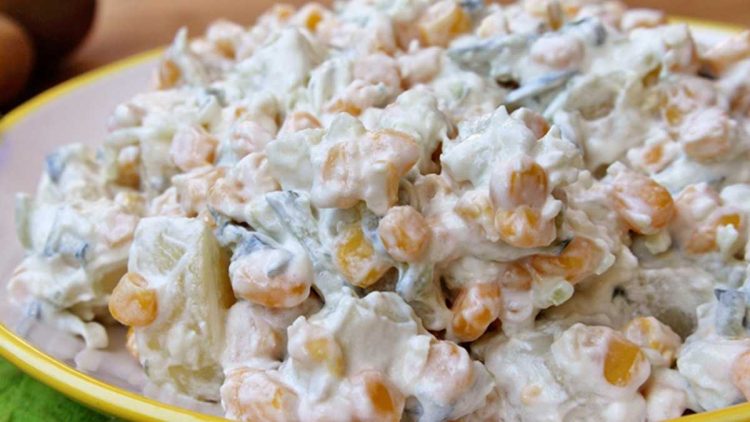 Salade froide aux pommes de terre
