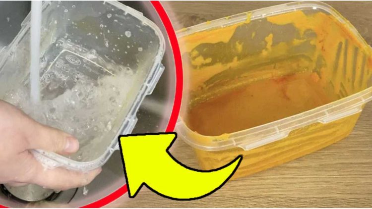 Tupperware tachés et gras : le savon ne suffit pas | Vous n'avez pas besoin de grand-chose !