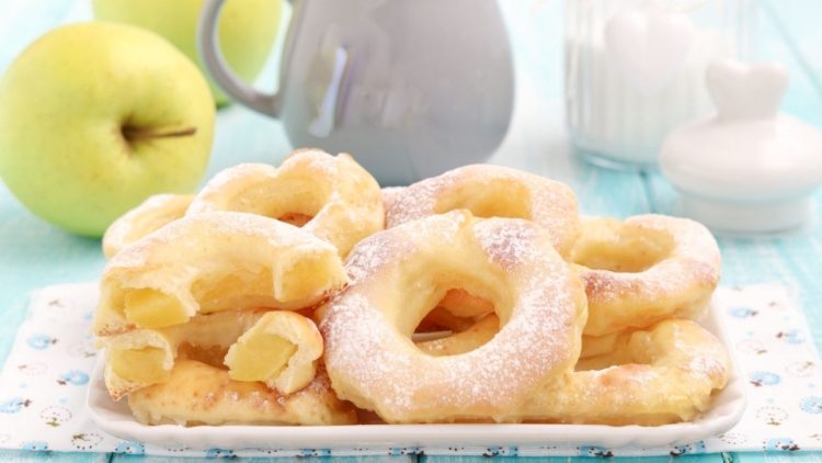 Beignets aux pommes sans friture