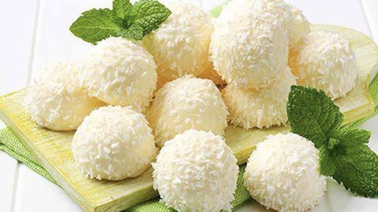 Boule fondante noix coco