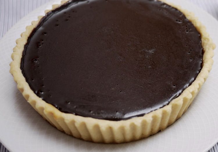 Flan pâtissier au chocolat cyril lignac