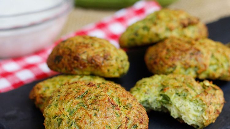 galettes de courgettes et parmesan au four
