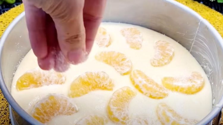gâteau à la mandarine rapide