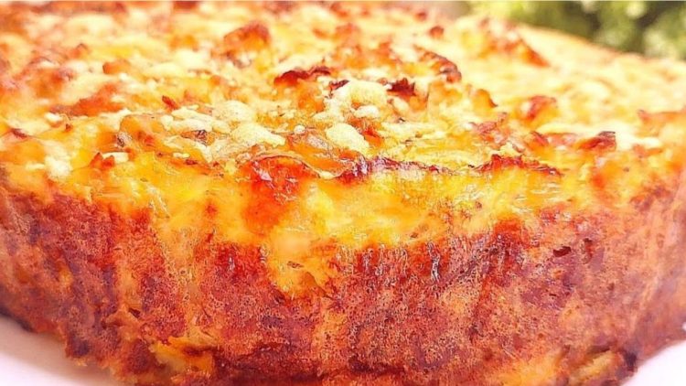 gâteau aux pommes de terre râpées