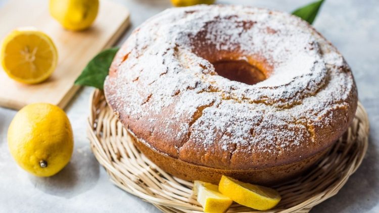 Gâteau couronne ricotta et citron