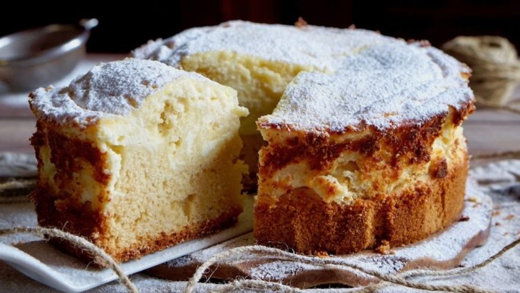 Gâteau moelleux au cœur de ricotta