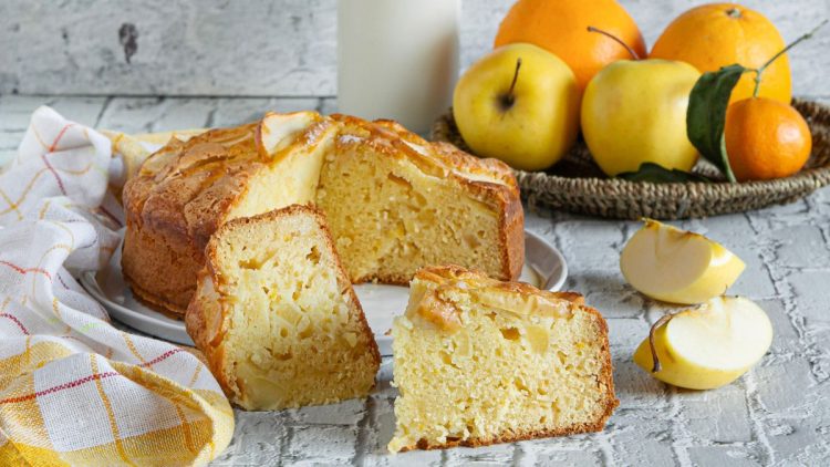 gâteau pomme-oranges