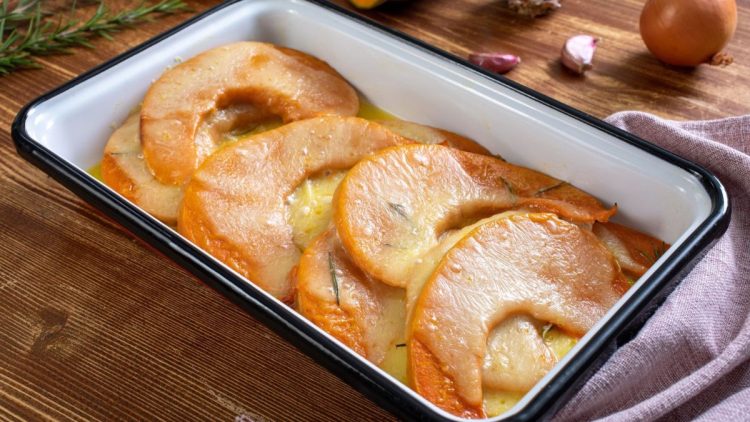 gratin de potimarron au fromage  