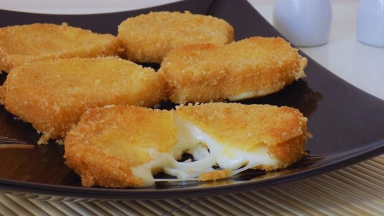 Mozzarella panée