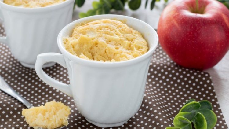 mug cake pomme cannelle