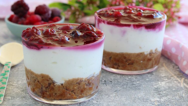 cheesecake sans cuisson en verrines
