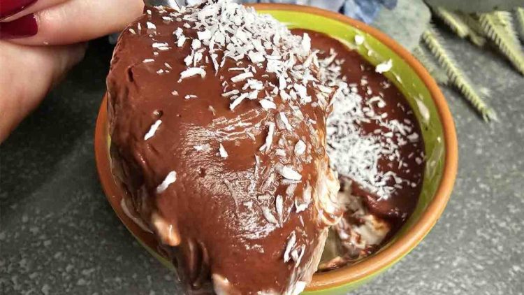 Dessert crémeux et healthy au café 