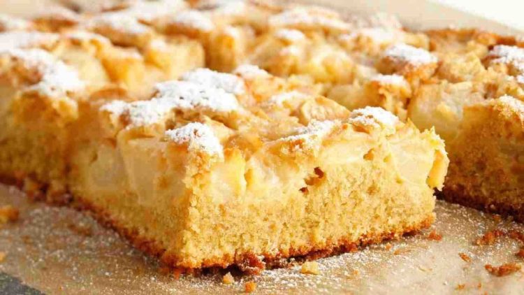 Gâteau aux pommes et limoncello
