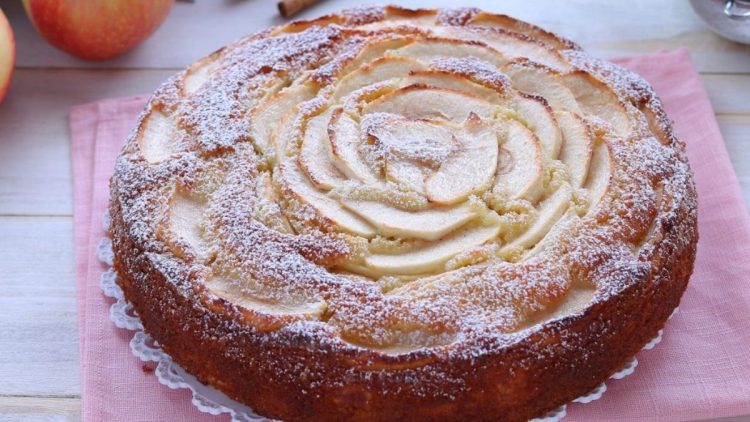Gâteau aux pommes et mascarpone