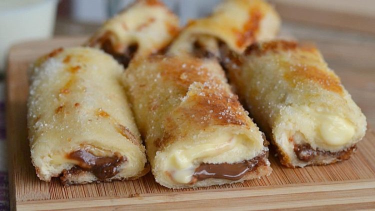 Petits roulés de cheesecake