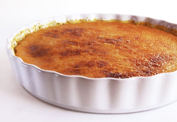 Tarte crème brûlée facile