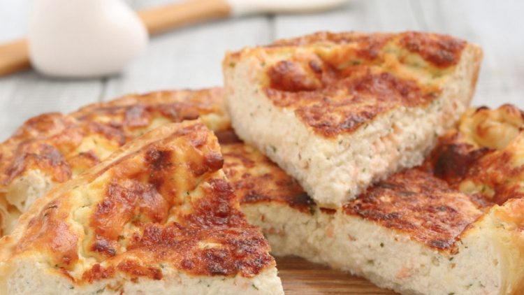 tarte légère ricotta et saumon  