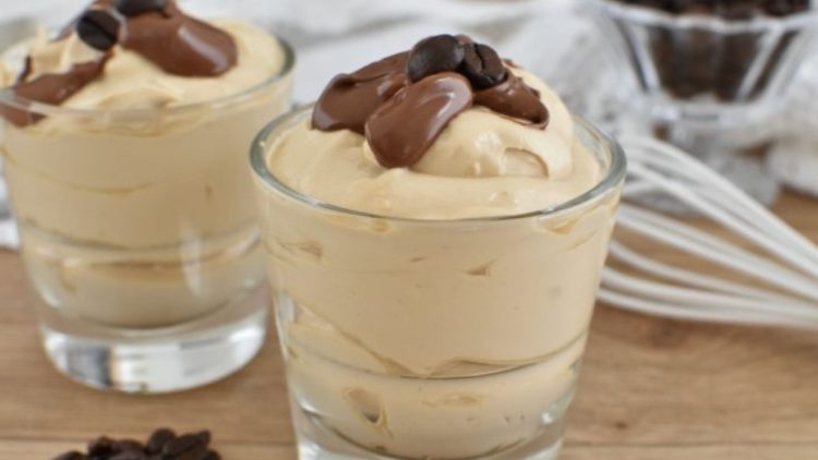 crème au café avec 3 ingrédients