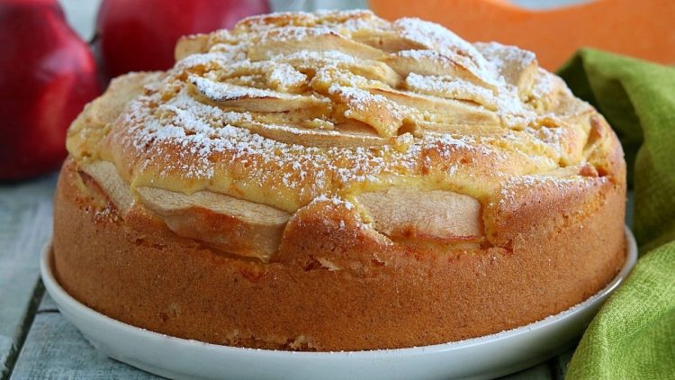 Gâteau aux pommes et citrouille