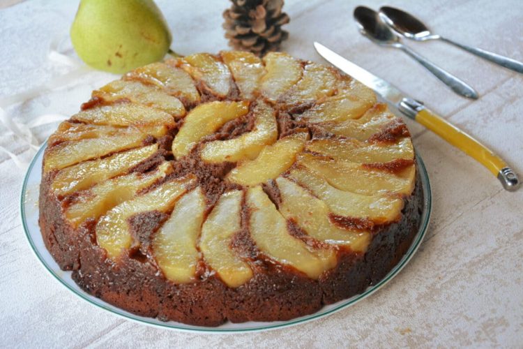 gateau poires chocolat ultra fondant