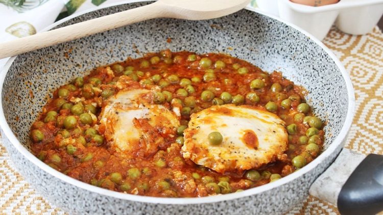 petits pois aux œufs