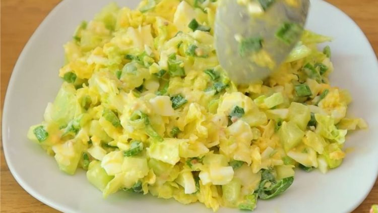 salade de chou chinoise et concombre