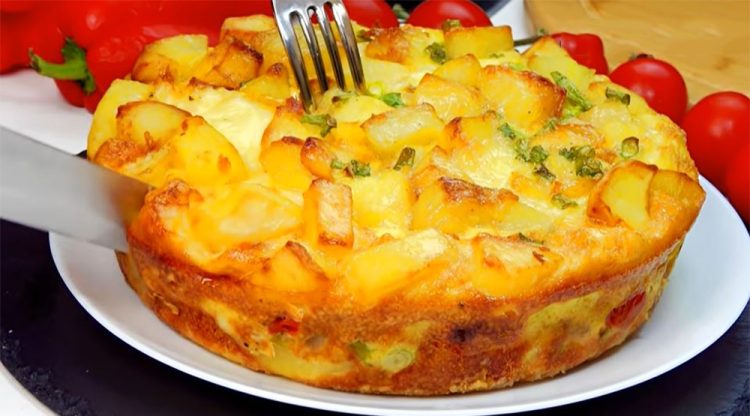 Gâteau de pommes de terre farci