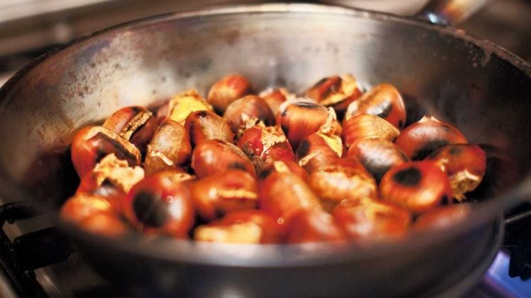 Châtaignes au vin