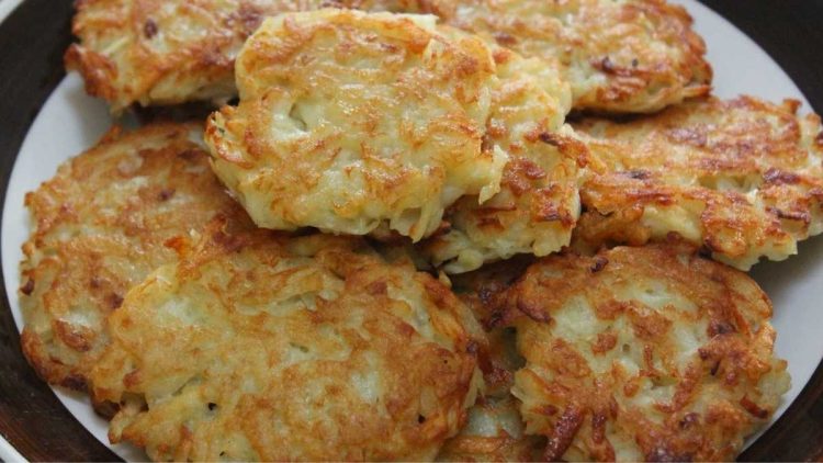 Galettes de pommes de terre râpée à la poêle