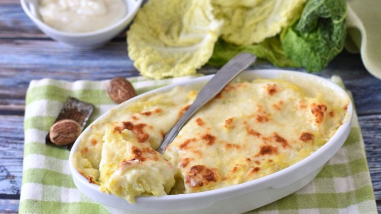 gratin au chou vert