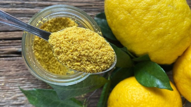 Poudre de citron maison