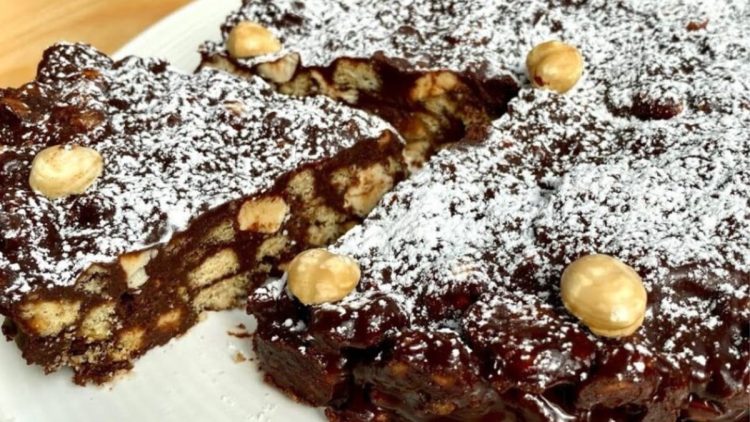 saucisson au chocolat façon gâteau