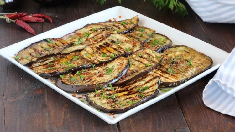 Aubergines marinées