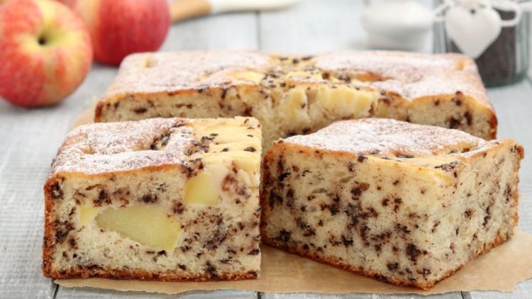 Gâteau aux pommes et au chocolat