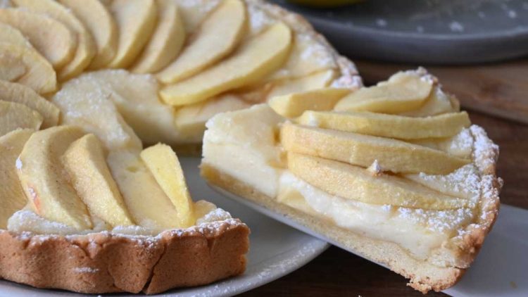 Tarte aux pommes et au mascarpone
