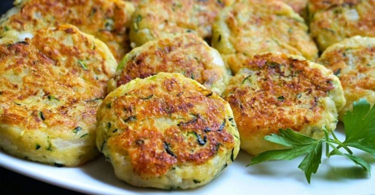Burger de courgettes et pommes de terre