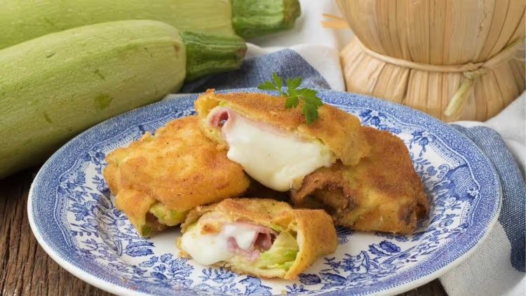 Courgettes farcies au jambon et au fromage