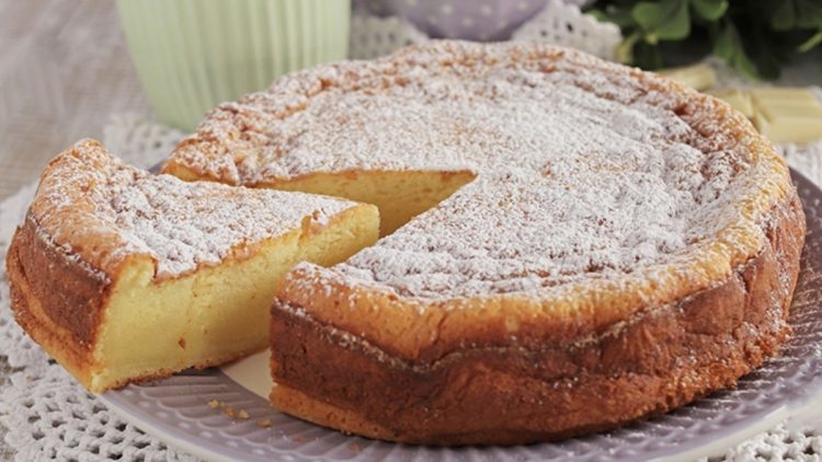 Gâteau au chocolat blanc