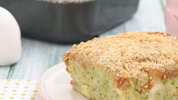 gâteau de pommes de terre aux brocolis