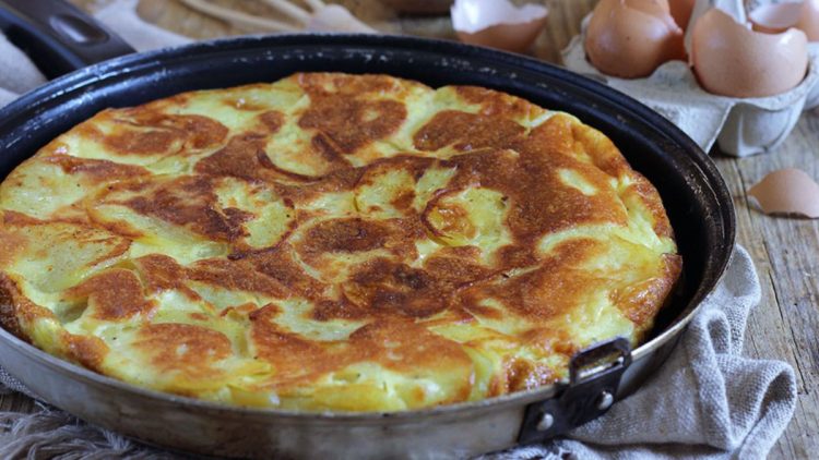 omelette de pommes de terre facile