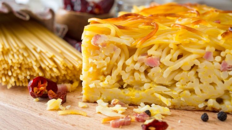 omelette italienne aux spaghettis 