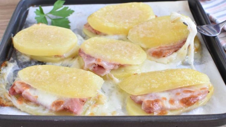 Pommes de terre farcies au parmesan