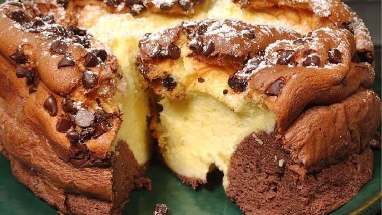 gâteau marbré bicolore au chocolat