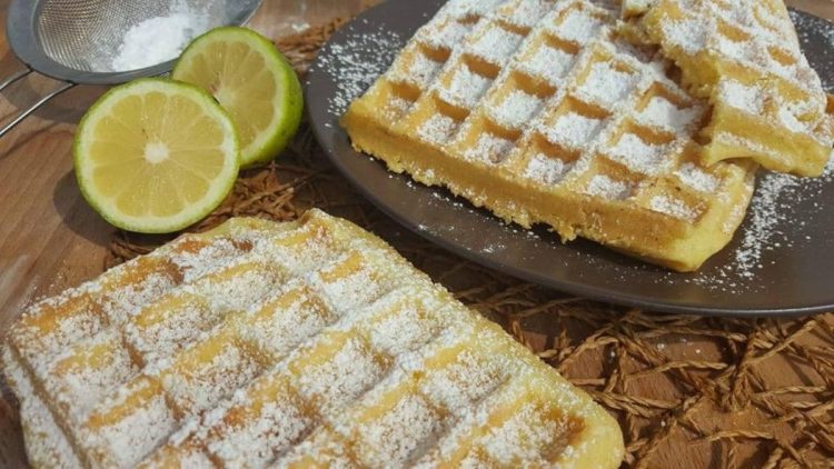 Gaufres au citron