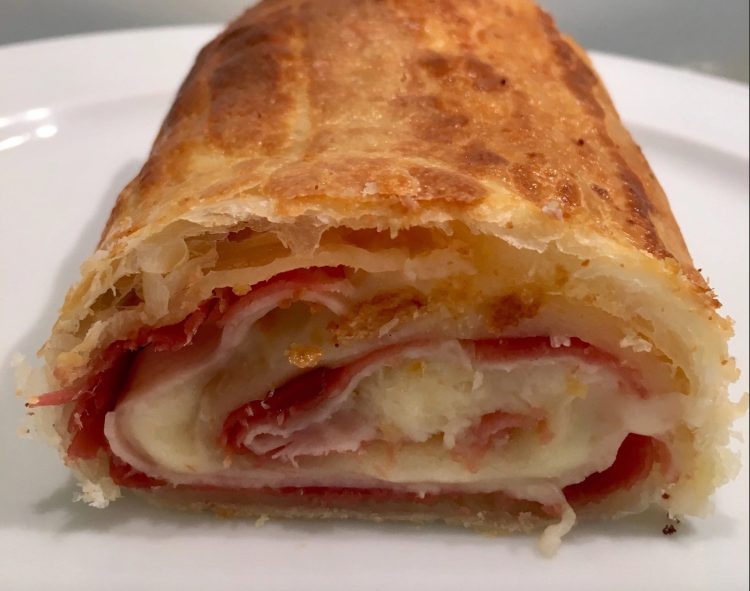 Raclette de jambon pommes de terre roulées