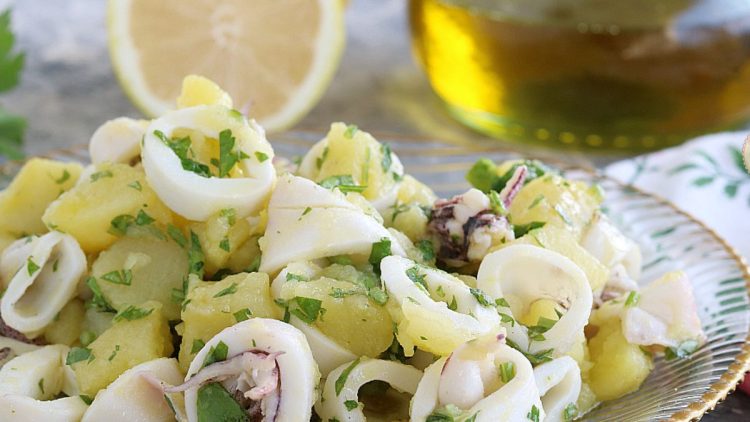 salade de calamars aux pommes de terre facile